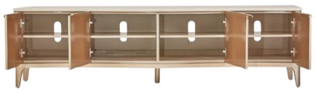 Michael Amini® Malibu Crest Blush/Pearl TV Console-2