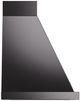 Ilve® Nostalgie II Noblesse 30" Glossy Black Wall Mounted Range Hood with Chrome Trim-2