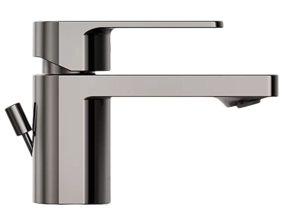 KOHLER® Parallel® Vibrant Titanium Low Single-Handle Bathroom Sink Faucet-2