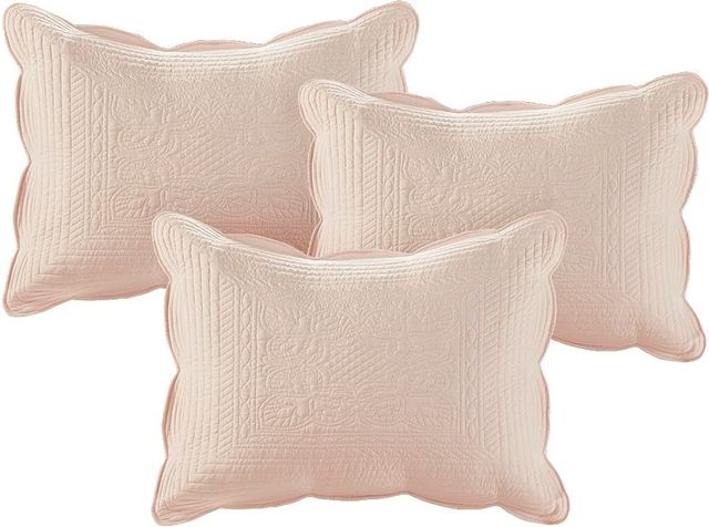 Olliix by Madison Park 6-Piece Blush Tuscany Reversible Scalloped Edge Daybed Cover Set-3