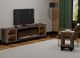 International Furniture Direct Loft Brown Electric Fireplace-4