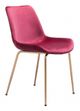 Zuo® Tony Red/Gold Dining Chair-0