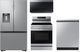 Samsung 4 Piece Stainless Steel Electric Kitchen Package-0