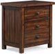 Elements International Dawson Creek Dark Wood Nightstand-0