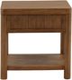 Dovetail Furniture Estrada Dark Brown Side Table-4