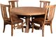 Horizon Home® Sequoia Brown Round Dining Table-1