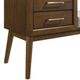 Elements International Malibu Gray/Walnut Bench-5