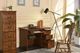 TEI Burnished Walnut 42" Flat Top Desk-1