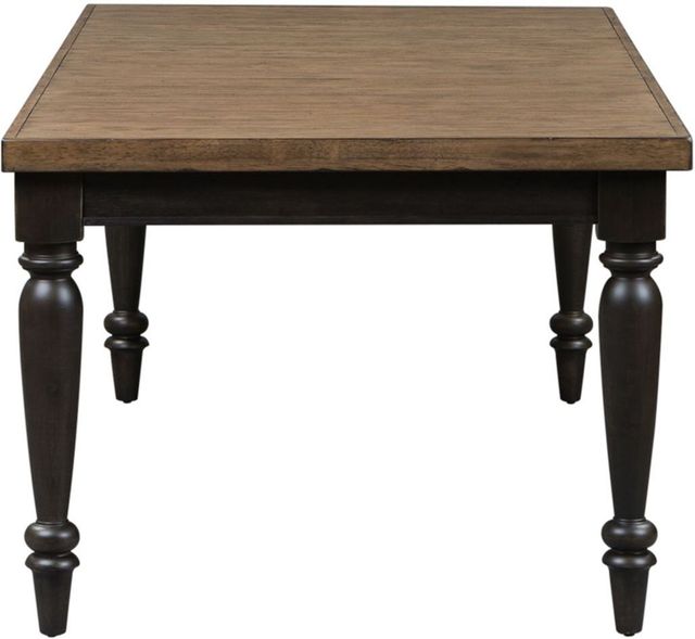 Liberty Furniture Harvest Home Barley Brown Dining Table with Chalkboard Base-3