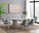 ACME Furniture Laela White Oval Dining Table-4
