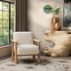 Classic Home Caprice Beige Natural Accent Chair-1