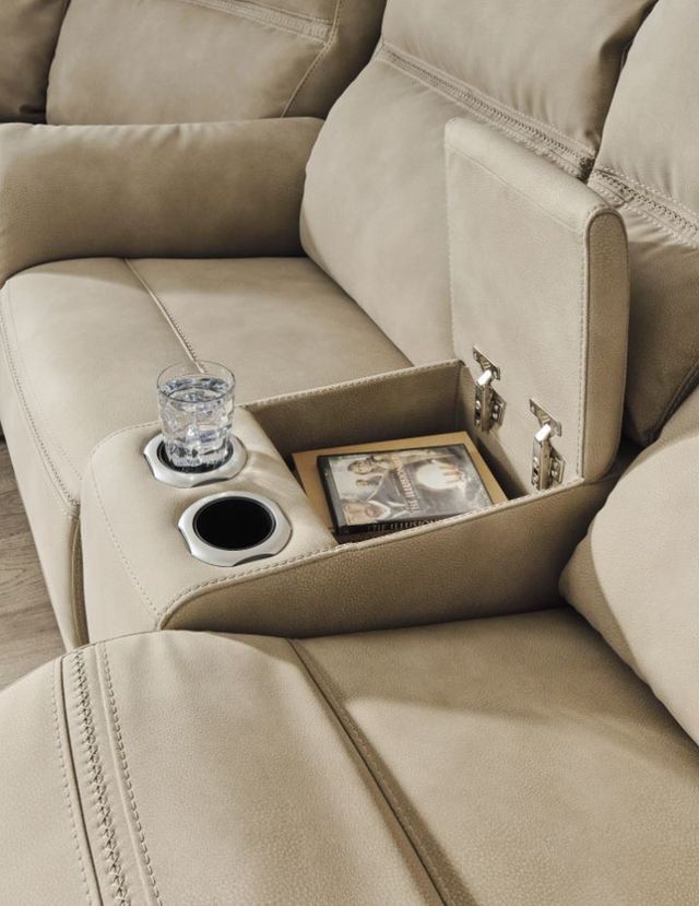 Signature Design by Ashley® Next-Gen DuraPella Sand Power Reclining Loveseat with Console-6