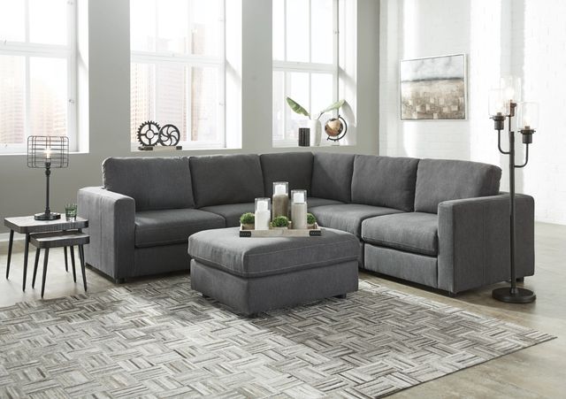 Signature Design by Ashley® Candela 2-Piece Charcoal Living Room Seating Set-3
