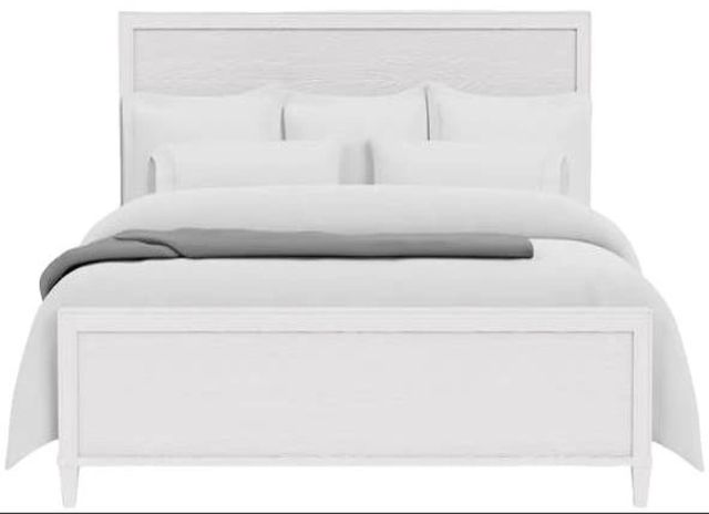 Riverside Furniture Rosalie White Caps King Panel Bed-2