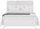 Riverside Furniture Rosalie White Caps King Panel Bed-2