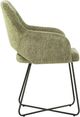 Primo™ International Luxury 2-Piece Duda Green Dining Arm Chair Set-3