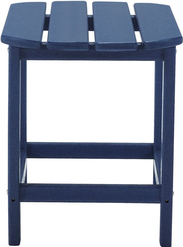 Signature Design by Ashley® Sundown Treasure Blue Polyethylene Outdoor End Table-1