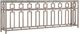 Hooker® Furniture Alfresco Lapilli Gray Console Table with Champagne Base-0