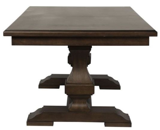 Liberty Furniture Lucca Dark Brown Double Pedestal Table-2