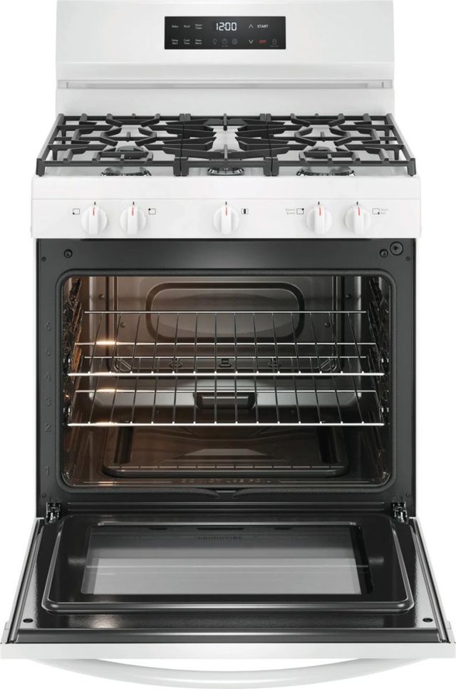 Frigidaire® 30" White Freestanding Gas Range-1