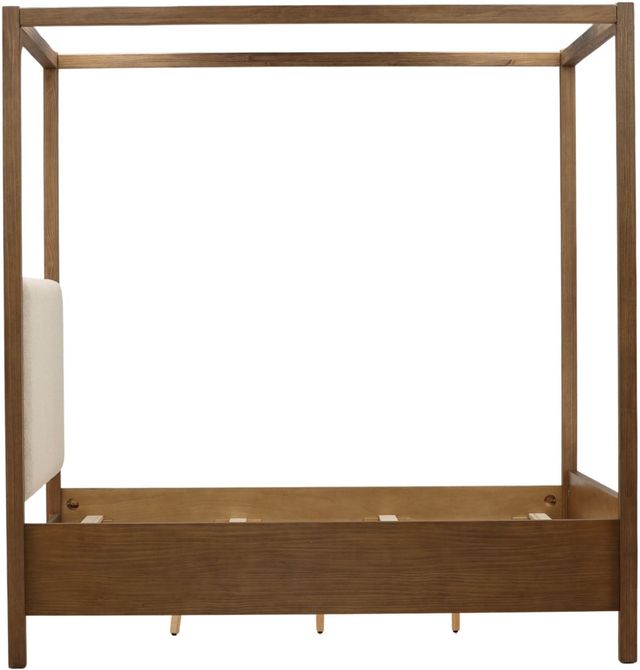 Dovetail Furniture Emmalyn Dark Brown Queen Canopy Bed-1
