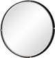 Uttermost® Bonded Matte Black Round Mirror-3