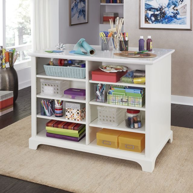 homestyles® Newport Off-White Closet Island-4