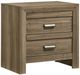 Crown Mark Valor Light Brown Nightstand-0