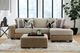 Albany Industries Puccini Khaki Rectangular Ottoman-1
