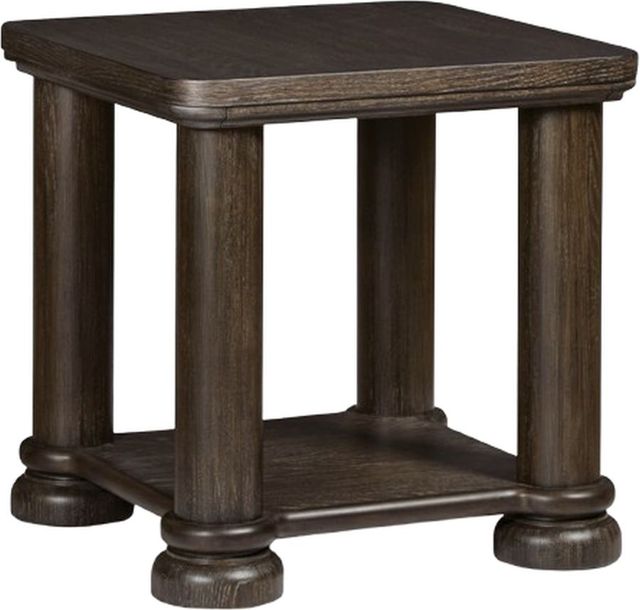 Signature Design by Ashley® Bannette Dark Brown Square End Table-0