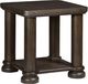 Signature Design by Ashley® Bannette Dark Brown Square End Table-0