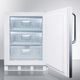 Accucold® 24" 3.5 Cu. Ft. Stainless Steel Upright Freezer-3