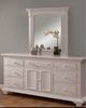 American Woodcrafters 6510 Cottage Traditions Clean White Cottage Dressing Mirror-1
