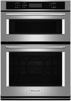 KitchenAid® 30" Stainless Steel Oven/Microwave Combo Electric Wall Oven
