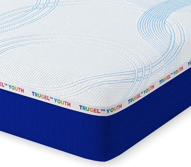 Glideaway® Youth Blue Full Memory Foam Mattress-1