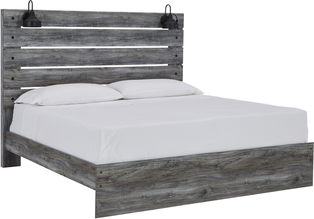 Signature Design by Ashley® Baystorm 3-Piece Smoky Gray Queen Panel Bedroom Set-3
