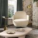TOV Furniture Solange Cream Swivel Accent Chair-1