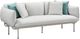 TOV Furniture Katti Light Gray Aluminum/Fabric Outdoor Sofa-0