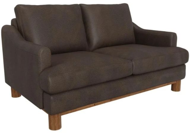 International Furniture Direct Olimpia Brown Loveseat-0