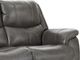 HomeStretch Galaxy Gray Double Power Reclining Sofa-1