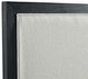 Elements International Versailles Contemporary Black/White Queen Upholstered Panel Bed-3