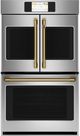 Café™ Brushed Brash Wall Oven Handle Kit-1