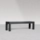 Enclover Chestnut Lux Black Dining Bench-3