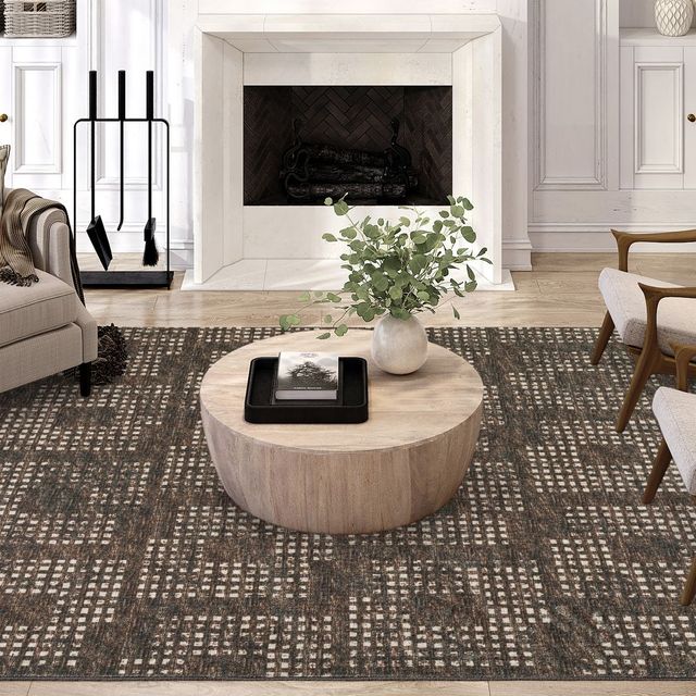 Dalyn™ Rug Company Delano DA1 Chocolate 5'x8' Area Rug-4