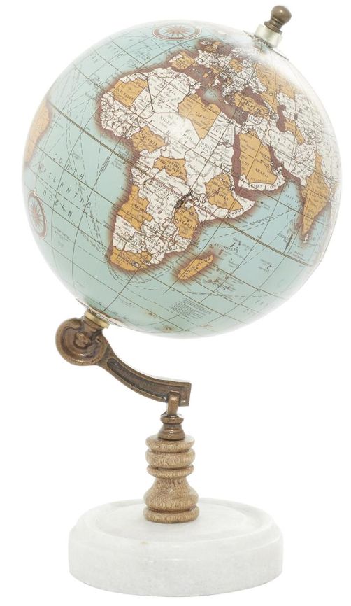 Deco Marche Teal 11" Globe-0