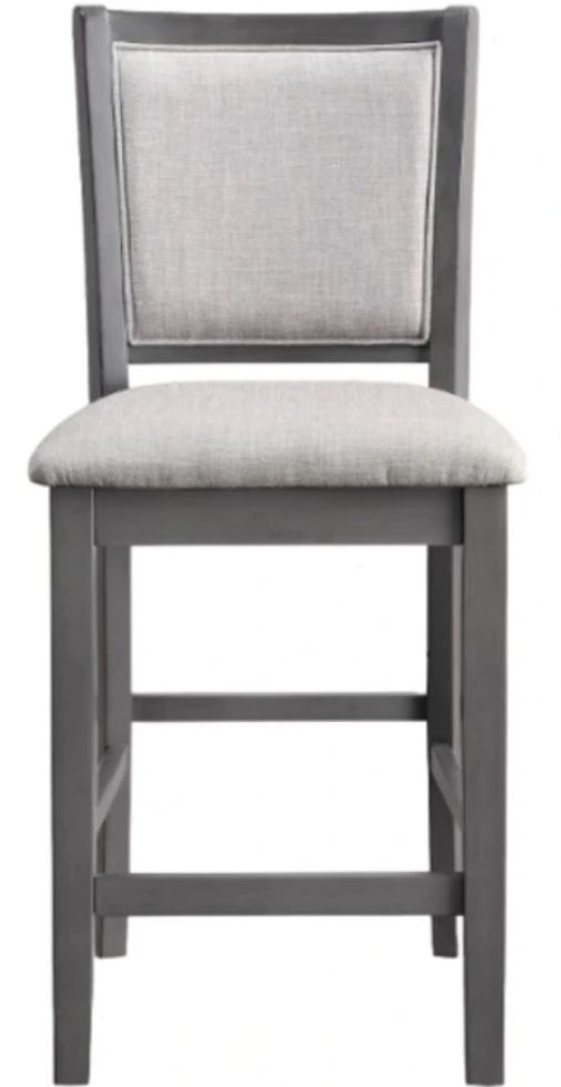 New Classic® Home Furnishings Amy 2-Piece Gray Counter Stool-2