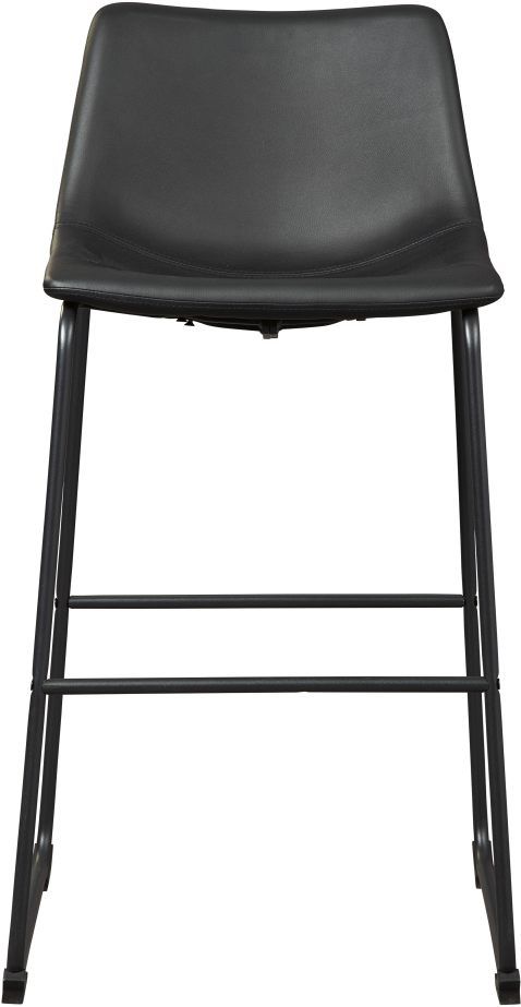 Signature Design by Ashley® Centiar Black Pub Height Bar Stool-1