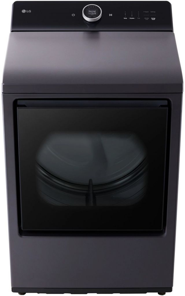 LG 7.3 Cu. Ft. Matte Black Gas Dryer-1