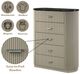 ACME Furniture Travonte Beige/Black Chest-5