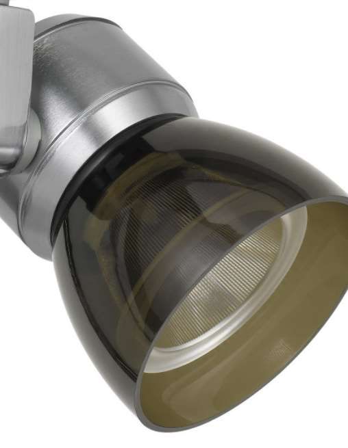 Cal® Lighting & Accessories Brushed Steel/Gunmetal Track Light-1